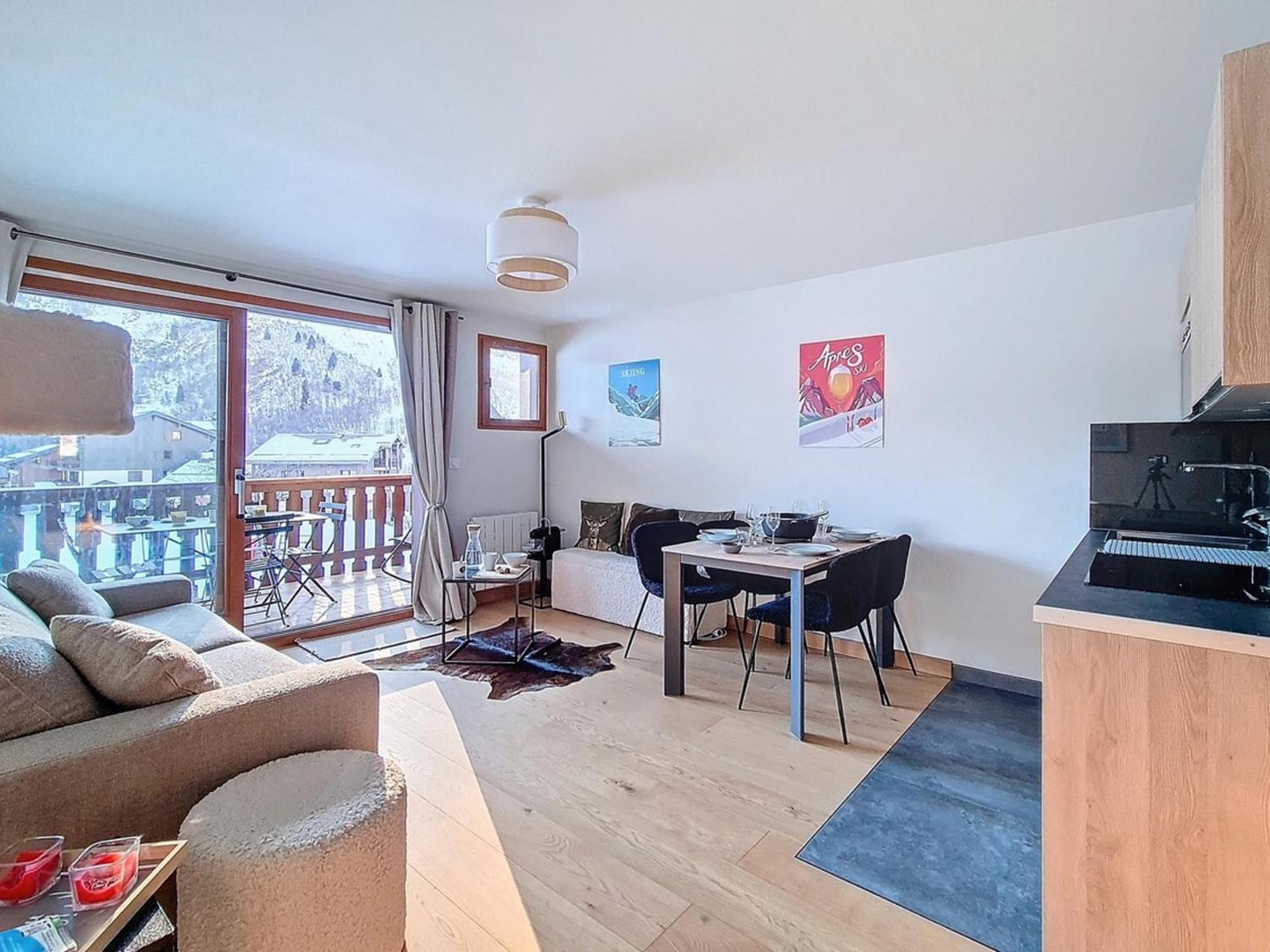 Appartement Cosy Avec Mezzanine Et Balcon, Au Pied Des Pistes, Wi-Fi Inclus - Fr-1-344-825 Сен-Мартен-дьо-Белвил Екстериор снимка